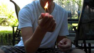 How To Light A Match On Glass HD [upl. by Augy]