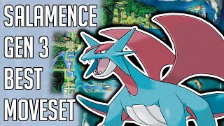 Salamence Gen 3 Best Moveset  Salamence Best Moveset Moves Pokemon Emerald Ruby Sapphire Red Green [upl. by Neellok]