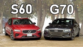 2019 Volvo S60 vs 2019 Genesis G70  Rise Of The Underdogs [upl. by Saraann]