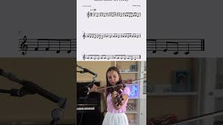 BeginnerFriendly Violin Tutorial Rain Rain Go Away  Free Sheet Music amp Accompaniment [upl. by Arayt]