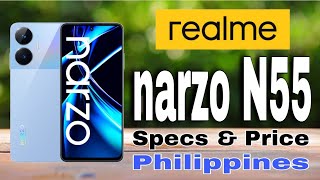 realme narzo N55 Features Specs amp Price in Philippines [upl. by Gabriela259]