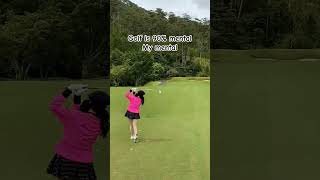 Golf is 90 mental My mental tramtramle golf travel golfer golfswing [upl. by Annotahs529]