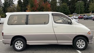 1998 Toyota Granvia Hiace Van 4WD Auto 34L low mileage 68Kmi 5VZ V6 [upl. by Adnema]