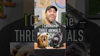 How Many Animals Can You Name In 30 Seconds shorts name animal bear dog game [upl. by As]