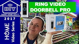 Ring Video Doorbell Pro Review Installation Setup and Connecting to the Wink Hub for Home Security [upl. by Friedberg]