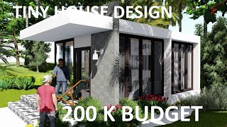 TINY HOUSE DESIGN 200K BUDGET [upl. by Ani]