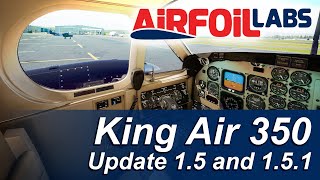 Airfoillabs King 350 Upade 15 and 151 with commentary [upl. by Annodahs]