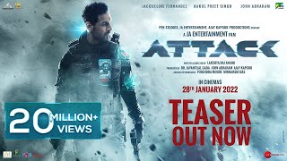 Attack  Official Teaser  John A Jacqueline F Rakul Preet S  Lakshya Raj Anand  Jan 28th [upl. by Amiaj]