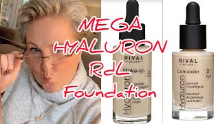 Rival de Loop Hyaluron 1 Best Ager Foundation  MEGA Drogerie Makeup  beautyoverageAstrid [upl. by Mandi]