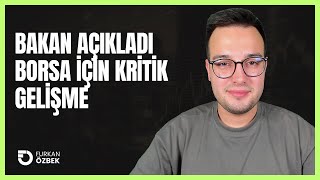 MEHMET ŞİMŞEK AÇIKLADI BORSAYI KRİTİK ETKİLEYECEK GELİŞME [upl. by Verla263]