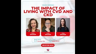 Webinar Examining The Impact of CVD amp CKD on Patients [upl. by Aglo312]