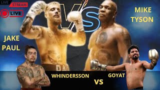 🥊Mike Tyson VS Jake Paul🥊 🔴AO VIVO🔴🥊Whindersson Nunes VS Neeraj Goyat🥊 [upl. by Egiarc986]