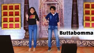 Butta Bomma Song performance by Shaurya and Snikitha  Sankranthi Sambaralu  Allu Arjun [upl. by Nappy225]