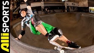 How To Layback Grind Christian Hosoi Alli Sports Skateboard Step By Step Trick Tips [upl. by Ginger]