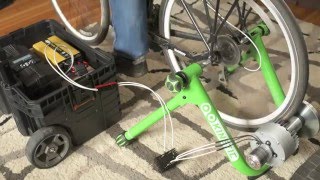 Making Electricity  Bicycle Generator  Part 4 [upl. by Eniamurt]