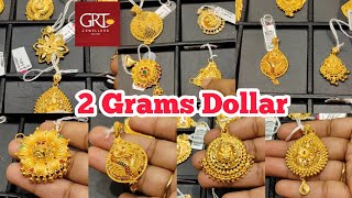 GRT Jewellers Light Weight Dollars amp PendentsVinayagar PendentsKolakata Dollars for Long Chains [upl. by An]