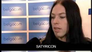 Satyricon  Frost Interview Graspop  23June2006 [upl. by Mauchi]