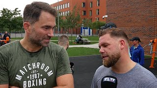 ‘YOU ARE JUST THE SAME AS  FRANK WARREN’  BILLY JOE SAUNDERS STICKS IT ON EDDIE HEARN [upl. by Leahciam]