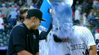 Ezequiel Tovar Postgame Interview After Hitting Walk Off Single in 11th vs Phillies [upl. by Raab]