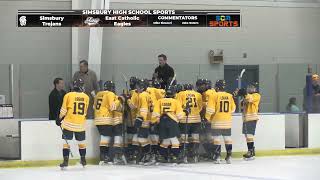 Simsbury High School Boys Varsity Hockey  January 3 2024 [upl. by Hanikehs]