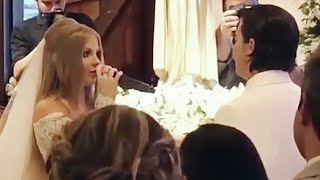 Luísa Sonza Cantando no Casamento quotOlhos Castanhosquot para Whindersson Nunes [upl. by Ginni]