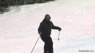 Skiing long radius parallel turns [upl. by Mahalia]