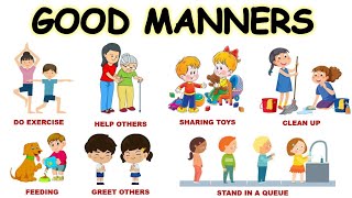 good manners for kids  Good Habit for kids Good manners Vs Good Habit goodmanners goodhabit [upl. by Inva]