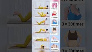 home workout full body exercise yoga exercise workout 29 [upl. by Karlen]