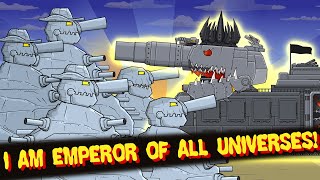 Tank Emperor in the world of the Iron Mountains  Cartoons about tanks [upl. by Oulman]