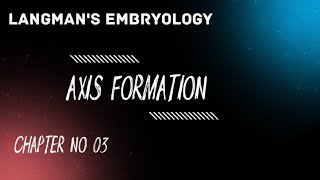 mixupstudy2949 Langmans Embryology Chapter  03 Axis Formation [upl. by Dowling]