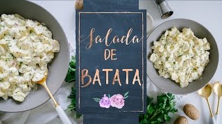 SALADA DE BATATA com maionese caseira [upl. by Lemcke]