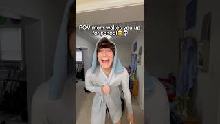 Why was bro playing baseball😂💀 funny fyp viral trend wakeup mom school skit late [upl. by Tolmann]