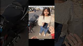 Rapido On Super Bike Cute girl Reaction🥰shorts bike rider cutegirl reaction rapido superbike [upl. by Ebneter]