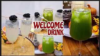 Easy 3 ingredients drink recipe  Mocktails recipes perfect for guestsIfter menu amp summer parties [upl. by Remoh942]