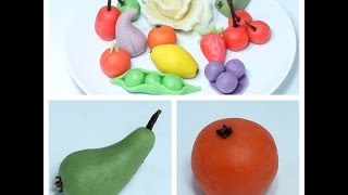 Marzipan Fruits  Cake decoration  Desert Garnishes  Sweet Treats  Sugar Garnishes [upl. by Silvers]