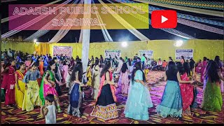 garba dance at aps school sarsiwa cg chhattisgarhidance garba sarsiwa sarangarh chattisgarh [upl. by Thayer]