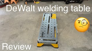 Dewalt DXMF4618WT welding table review [upl. by Rebma]