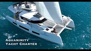 48 Catamaran Aquanimity Yacht Charter Vacation in the Virgin Islands 2025 [upl. by Stilu]