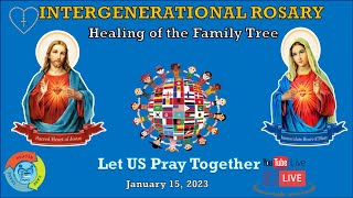 Intergenerational Healing of the Family Tree Rosary  January 22 2024 [upl. by Odama]