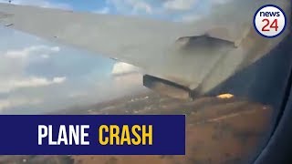 WATCH Dramatic footage apparently shows moment of Wonderboom plane crash [upl. by Uoliram72]