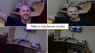 1080p vs 5mp Security Camera [upl. by Eba]