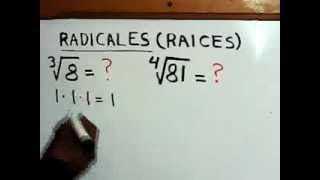 Raices Radicales en Matematicas [upl. by Azmah]