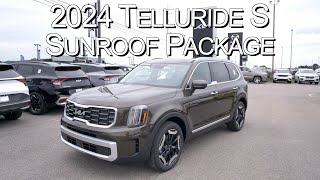 New 2024 Dark Moss 2024 Kia Telluride S w Sunroof Package at Parkside Kia [upl. by Ycat]