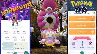 Pokemon Go Mischief Unbound Special Research Task Completed amp Hoopa Unbound [upl. by Domela340]