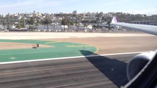 TRENT 700 ROAR Hawaiian Airlines Airbus A330300 BUMPY Takeoff From San Diego [upl. by Dnalyr907]