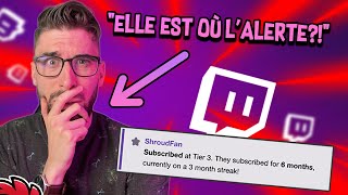 problème🔕pas dalerte lors dun RENOUVELLEMENT dABONNEMENT Twitch  solution à ces sub [upl. by Yelyr]