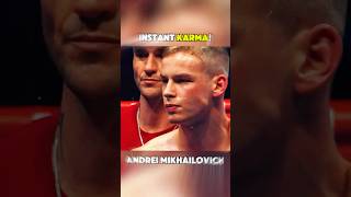 INSTANT KARMA Satisfying to watch SWEET REVENGE from Mikhailovich boxing knockoutpower trending [upl. by Noonan755]