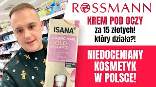 Skuteczny i tani KREM POD OCZY W ROSSMANN [upl. by Denton]