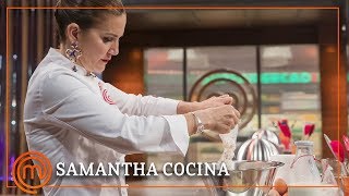 Samantha cocina y también se enfrenta al jurado  MasterChef 7 [upl. by Yahsat377]