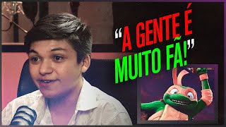 DUBLADOR DO MICHELANGELO TARTARUGAS NINJA CAOS MUTANTE conta como foi DUBLAR a ANIMAÇÃO [upl. by Iamhaj]